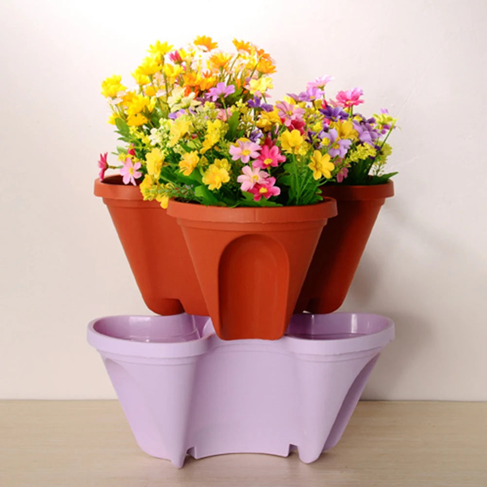 Plastic Stackable Vertical Stereoscopic Plant Pot Strawberry Seedling Holder Garden Planter Flower Vegetables Decoration
Plastic Stackable Vertical Stereoscopic Plant Pot Strawberry Seedling Holder Garden Planter Flower Vegetables Decoration