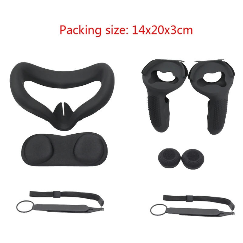 Anti-Slip Rocker Cap VR Lens Cover Silicone Case Handle Grip Cover Grip Strap for -Oculus Quest 2 Touch Controller
Anti-Slip Rocker Cap VR Lens Cover Silicone Case Handle Grip Cover Grip Strap for -Oculus Quest 2 Touch Controller