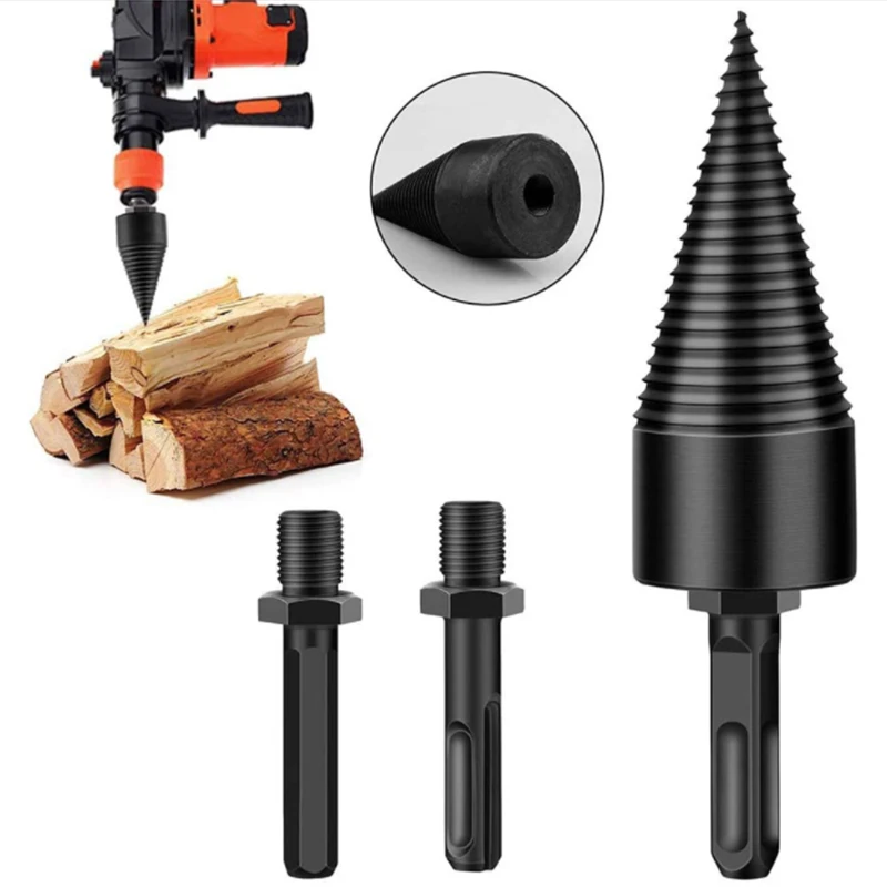 Wood Splitter Drill Bits 32mm/42mm HSS Firewood Splitter Drill Bit Round/Square Shank Wood Split Cone Drill Bit Woodworking Tool
Wood Splitter Drill Bits 32mm/42mm HSS Firewood Splitter Drill Bit Round/Square Shank Wood Split Cone Drill Bit Woodworking Tool