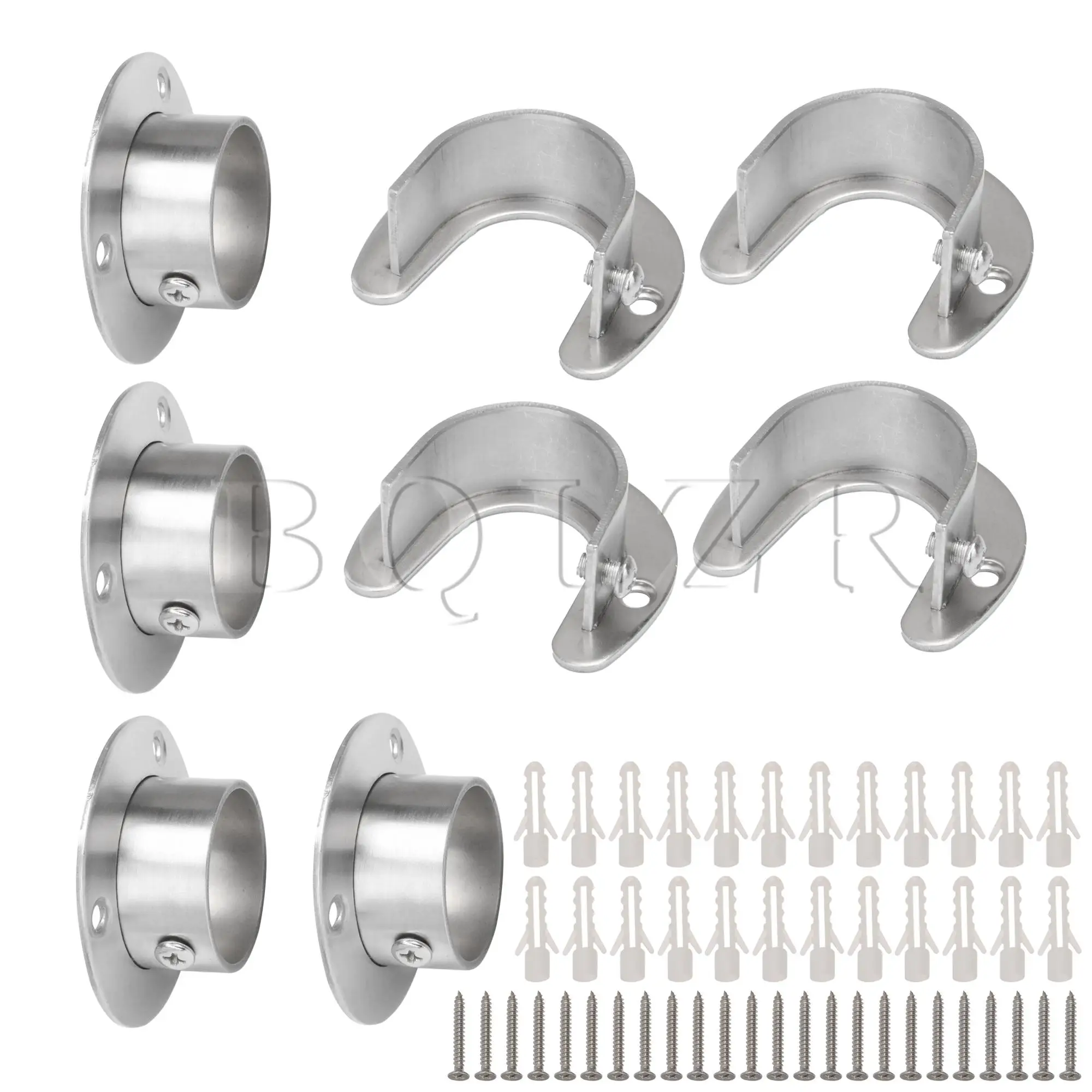 BQLZR 8 шт. Нержавеющая Сталь Серебряный шкаф стержень Фланец держатель с 24 винтами
BQLZR 8 шт. Нержавеющая Сталь Серебряный шкаф стержень Фланец держатель с 24 винтами