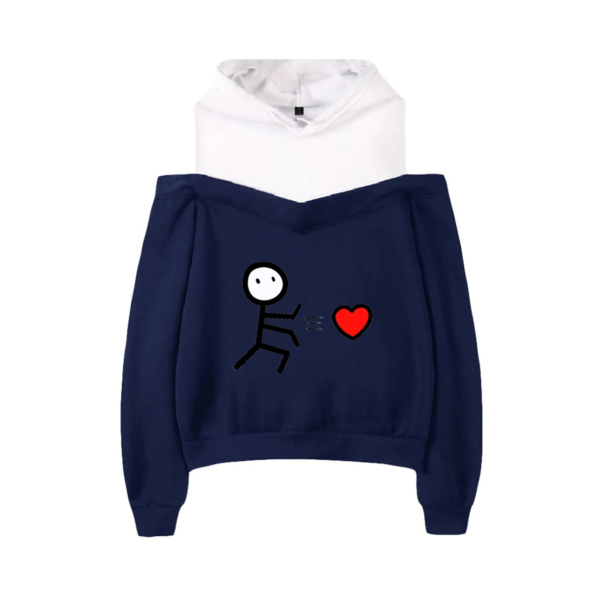 New Show love Print Hoodies Women Off Shoulder Sweatshirt Y2K Girl Pullover Harajuku Streetwear Autumn Winter Clothes
New Show love Print Hoodies Women Off Shoulder Sweatshirt Y2K Girl Pullover Harajuku Streetwear Autumn Winter Clothes