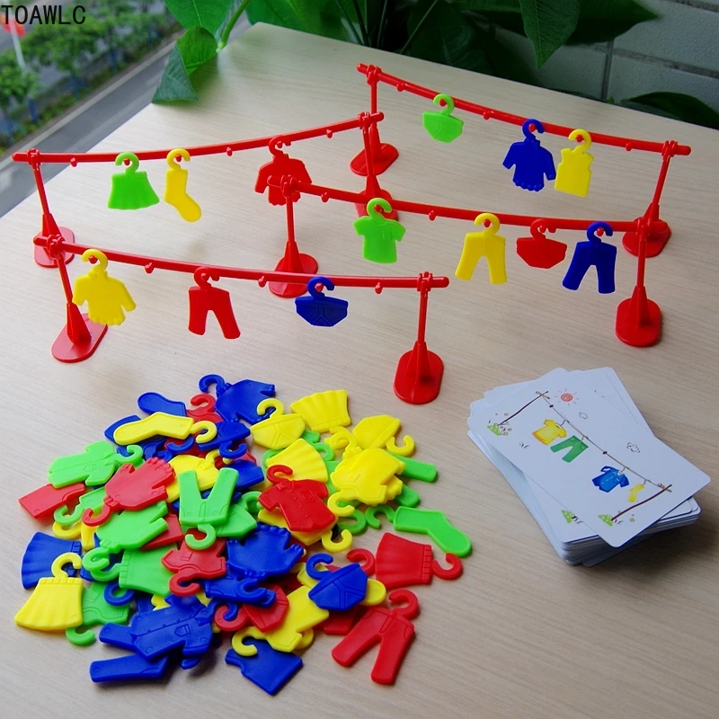 Multiplayer Clothes Contest Play Early Education Toys Logic Training Teaching Interactive Party Board Game Children's gift toys
Multiplayer Clothes Contest Play Early Education Toys Logic Training Teaching Interactive Party Board Game Children's gift toys