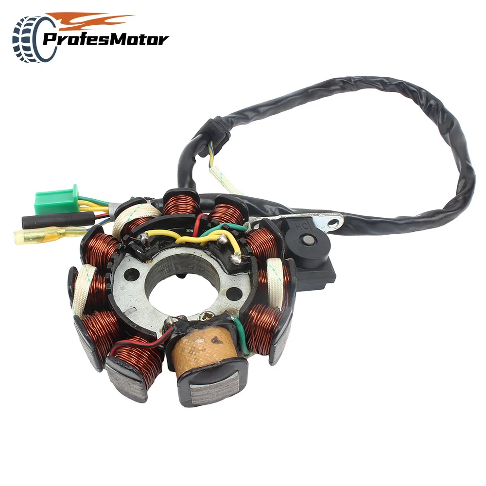 Motorcycle Ignition Magneto Stator Coil GY6-11 Poles Suitable For GY6-125CCG To 200CC Electric Start Engine Motorcycle Accessori
Motorcycle Ignition Magneto Stator Coil GY6-11 Poles Suitable For GY6-125CCG To 200CC Electric Start Engine Motorcycle Accessori