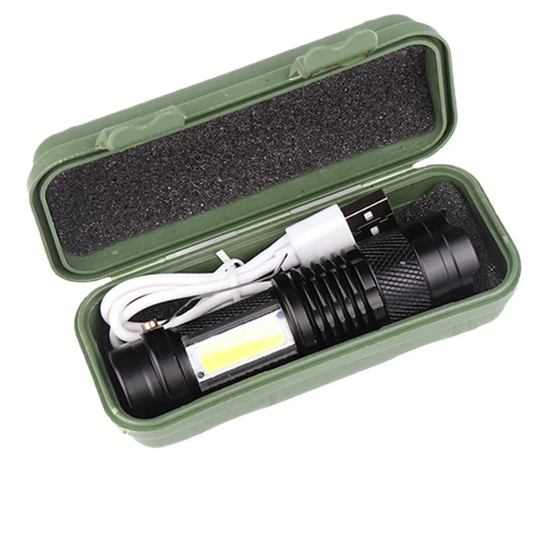 Mini Led Flashlight Built in Battery XP-G Q5 Zoom Focus Torch Lamp 2000 Lumen Adjustable Penlight for Outdoor Camping Waterproof
Mini Led Flashlight Built in Battery XP-G Q5 Zoom Focus Torch Lamp 2000 Lumen Adjustable Penlight for Outdoor Camping Waterproof