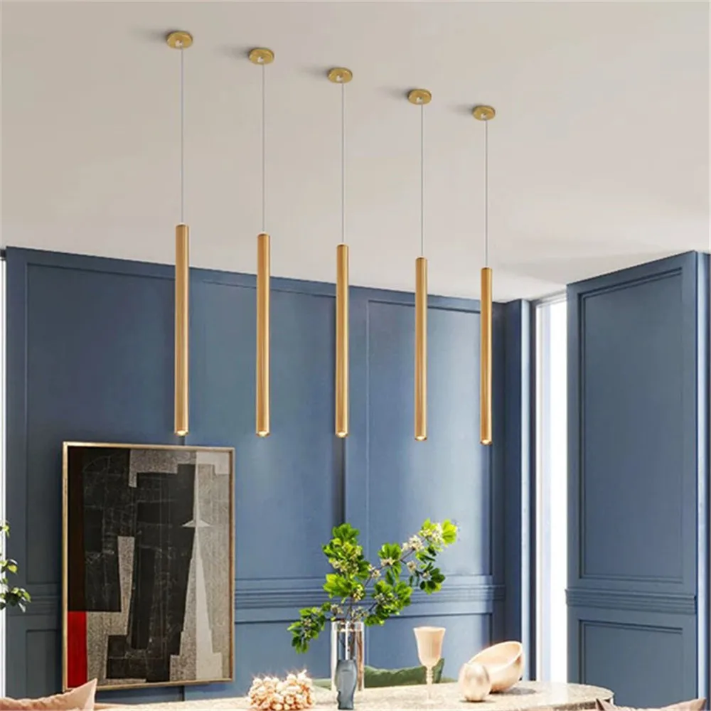 Simple Modern Bar Counter Front Desk Long Tube Chandelier Creative Personality Single Head Led Long Strip Chandelier Restaurant
Simple Modern Bar Counter Front Desk Long Tube Chandelier Creative Personality Single Head Led Long Strip Chandelier Restaurant