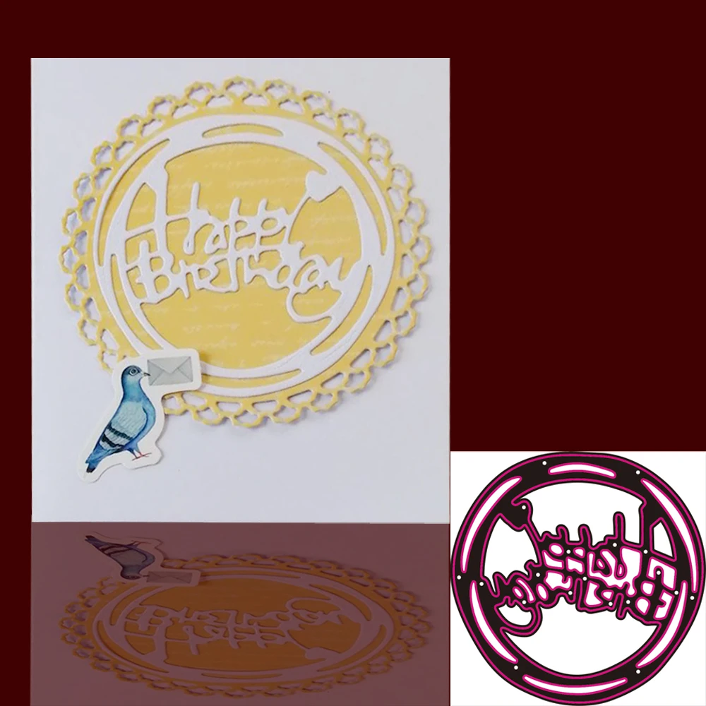 Happy Birthday Words Metal Cutting Dies Stencil For DIY Scrapbooking Photo Album Embossing Paper Cards Crafts Die Cuts
Happy Birthday Words Metal Cutting Dies Stencil For DIY Scrapbooking Photo Album Embossing Paper Cards Crafts Die Cuts