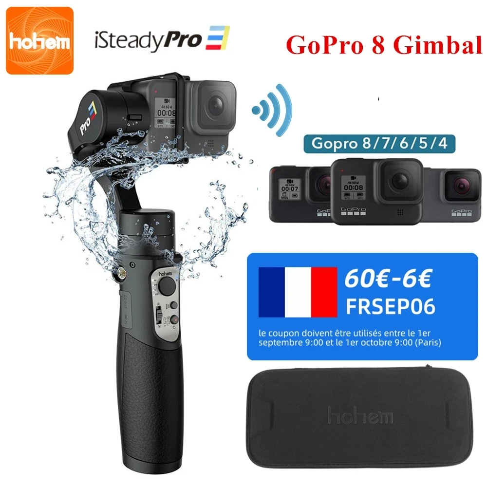 Hohem iSteady Pro 3 handheld Gimbal 3-Axis Gimbal Stabilizer for Go-pro 8/7/6/5/4 for Osmo Action and Other Action Cameras
Hohem iSteady Pro 3 handheld Gimbal 3-Axis Gimbal Stabilizer for Go-pro 8/7/6/5/4 for Osmo Action and Other Action Cameras