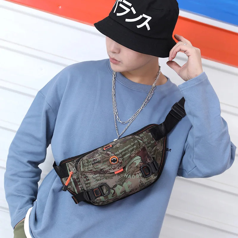 Outdoor Trendy Waist Bag New Korean Style Men's Chest Bag Running Earphone Close-Fitting Waist Bag Crossbody Bag
Outdoor Trendy Waist Bag New Korean Style Men's Chest Bag Running Earphone Close-Fitting Waist Bag Crossbody Bag