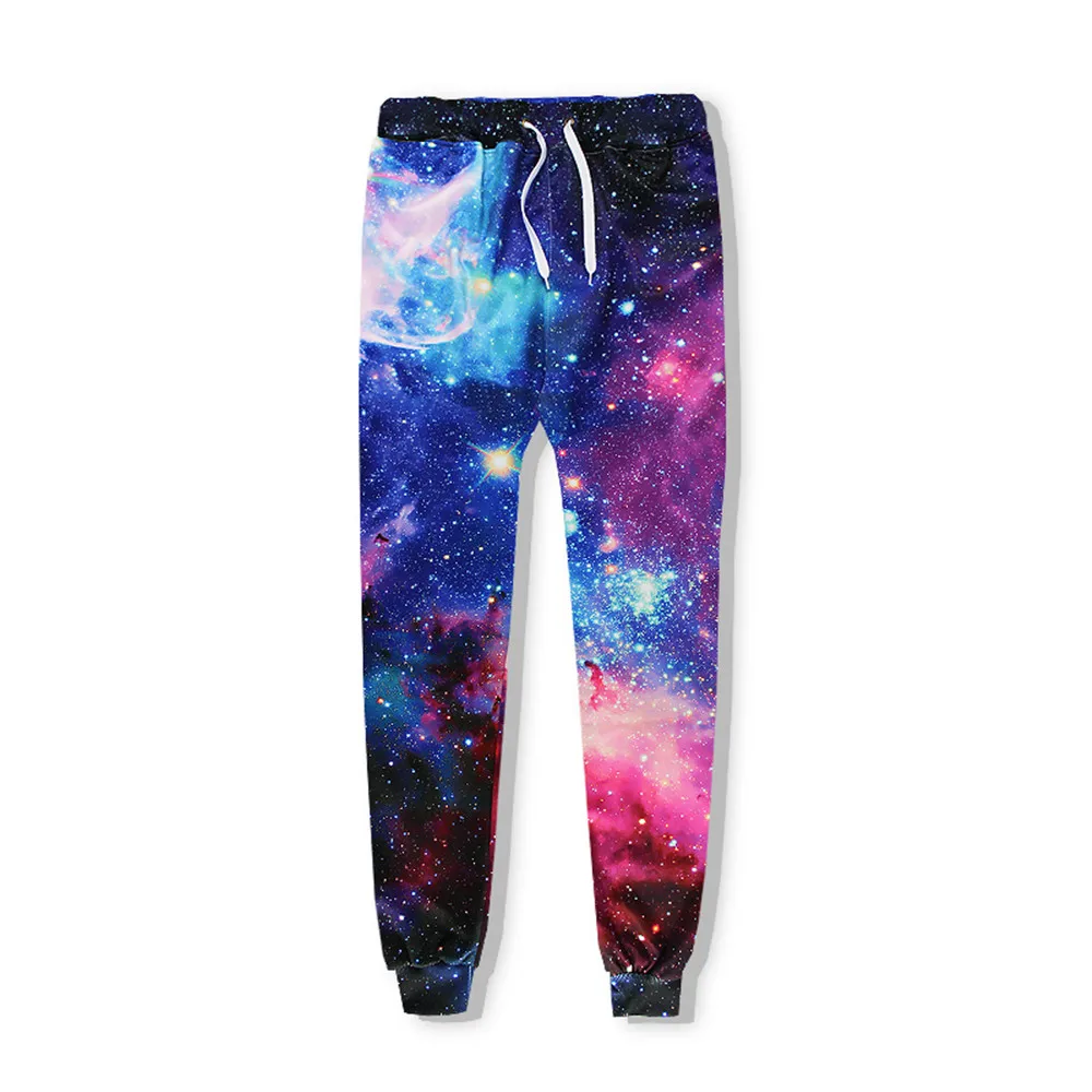 Fashion space galaxy hip hop pants men's and women's jogging pants starry sky 3D printing casual sports pants
Fashion space galaxy hip hop pants men's and women's jogging pants starry sky 3D printing casual sports pants
