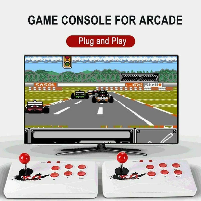 Arcade Video Game Console 16bit 2.4G Draadloze HDMI Dubbele Controller Game Player Ingebouwde 2000 Games Retro Console
Arcade Video Game Console 16bit 2.4G Draadloze HDMI Dubbele Controller Game Player Ingebouwde 2000 Games Retro Console