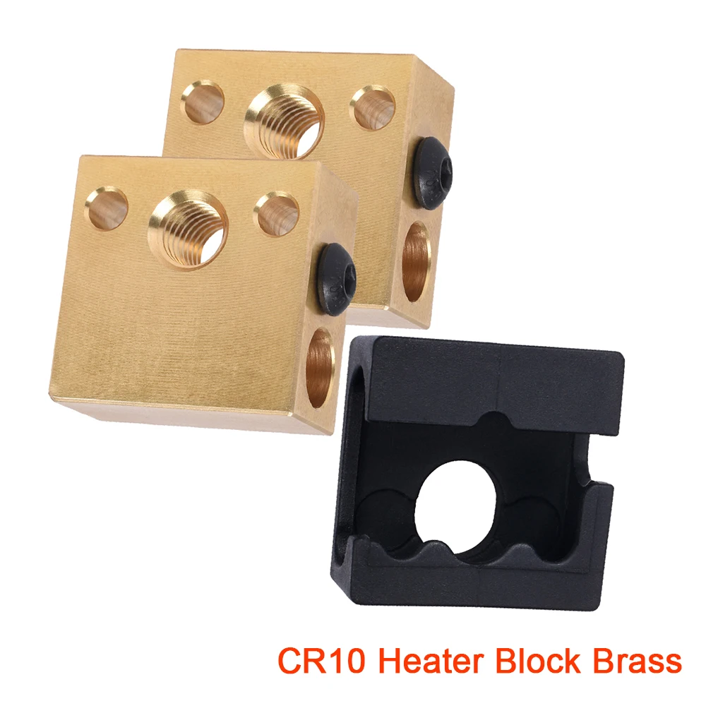 High Quality Brass CR10 Heater Block MK8 Silicone Sock Fit Swiss CR10 Hotend MK8 Hardened Steel Nozzle Extruder 3D Printer Parts
High Quality Brass CR10 Heater Block MK8 Silicone Sock Fit Swiss CR10 Hotend MK8 Hardened Steel Nozzle Extruder 3D Printer Parts