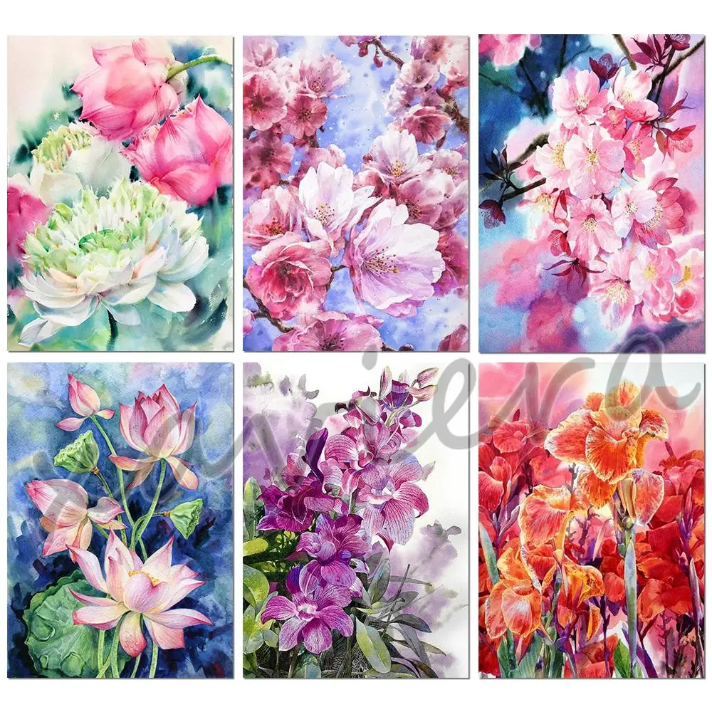 5D Diy Diamond Painting Flower Mosaic Embroidery Full Square Round Drill Cross Stitch Picture of Rhinestone Home Decor Artwork
5D Diy Diamond Painting Flower Mosaic Embroidery Full Square Round Drill Cross Stitch Picture of Rhinestone Home Decor Artwork