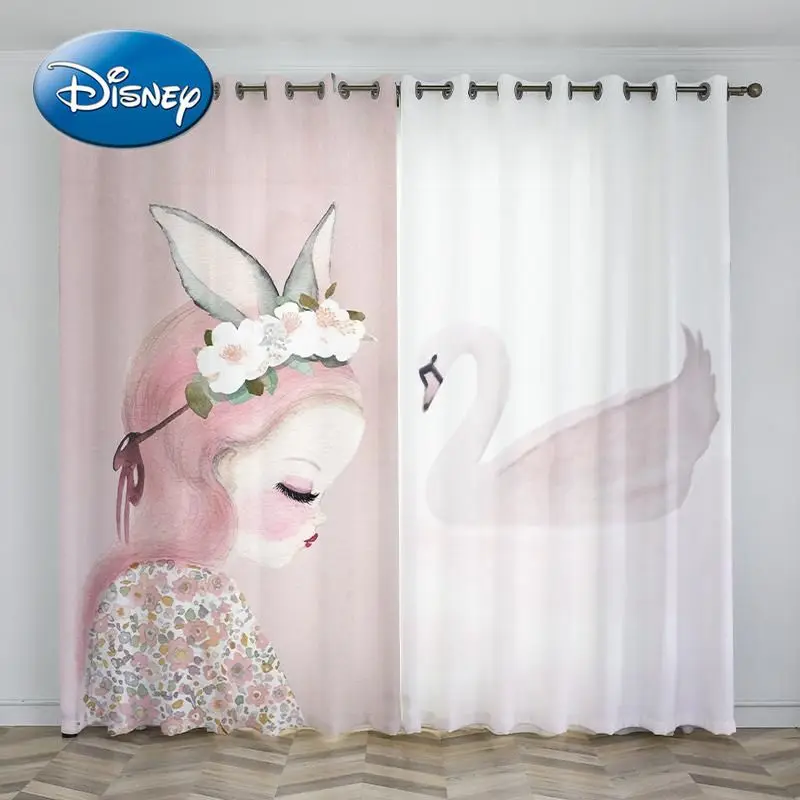 Disney Girl Princess Wind Cute Rabbit Swan Girl Cartoon Pink Bedroom Bay Window Children's Room Blackout Curtains
Disney Girl Princess Wind Cute Rabbit Swan Girl Cartoon Pink Bedroom Bay Window Children's Room Blackout Curtains
