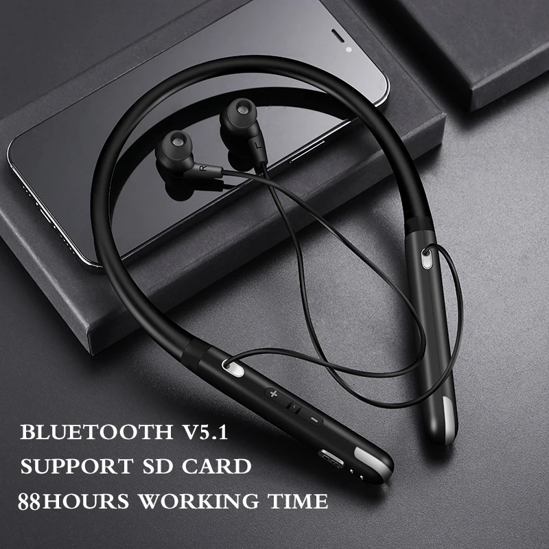 Беспроводные наушники 88h Спортивные наушники Bluetooth V5.1 с микрофоном SD Шейная басовая стереогарнитура Для Xiaomi Huawei
Беспроводные наушники 88h Спортивные наушники Bluetooth V5.1 с микрофоном SD Шейная басовая стереогарнитура Для Xiaomi Huawei