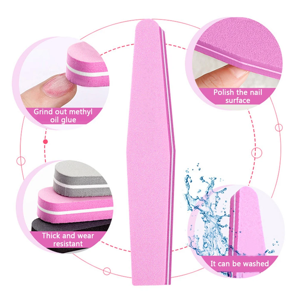 10pcs/lot Double Side Nail files buffer 100/180 Trimmer Buffer lime a ongle Nail Art Tools Washable Buffing Sanding File Sponge
10pcs/lot Double Side Nail files buffer 100/180 Trimmer Buffer lime a ongle Nail Art Tools Washable Buffing Sanding File Sponge