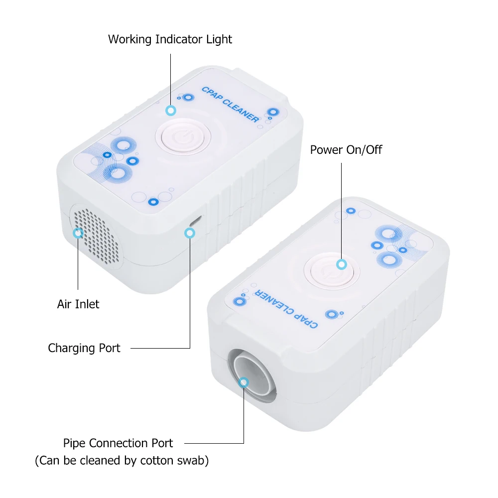 CPAP Sanitizer Sterilizer Cleaner Ventilator Medical Auto CPAP Disinfector Ventilator Cleaner Sleep Apnea Anti Snoring Respirato
CPAP Sanitizer Sterilizer Cleaner Ventilator Medical Auto CPAP Disinfector Ventilator Cleaner Sleep Apnea Anti Snoring Respirato