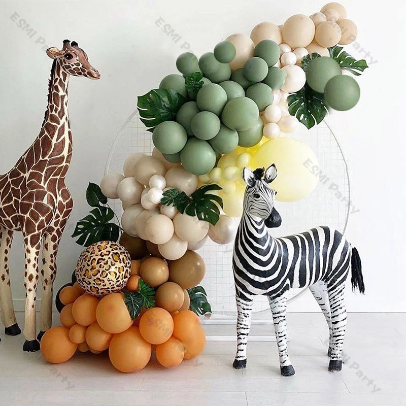 111pcs Sage Green Matte Orange Balloons Garland Chain Jungle Birthday Party Decoration Coffee Ballon Arch Kit Baby Shower Decor 
111pcs Sage Green Matte Orange Balloons Garland Chain Jungle Birthday Party Decoration Coffee Ballon Arch Kit Baby Shower Decor