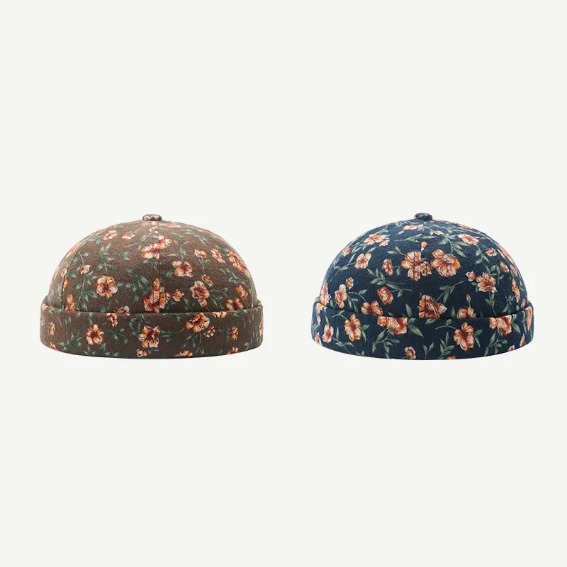 Women Brimless Adjustable Skullcap Unisex Floral Printed Hip Hops Brimless Caps Landlord Sailor Mens Pumpkin Beanie Hat
Women Brimless Adjustable Skullcap Unisex Floral Printed Hip Hops Brimless Caps Landlord Sailor Mens Pumpkin Beanie Hat