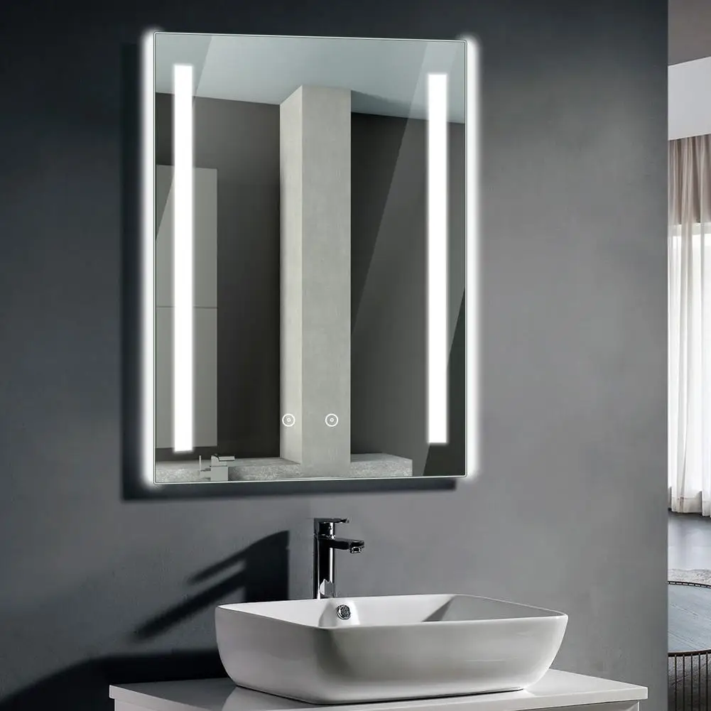 Nordic Minimalist LED Touch Bathroom Mirror With Colour Change Lighting With Lamp/vertical Pattern Makeup Mirror
Nordic Minimalist LED Touch Bathroom Mirror With Colour Change Lighting With Lamp/vertical Pattern Makeup Mirror