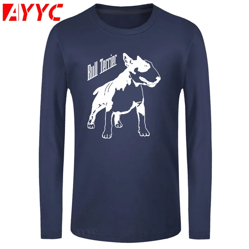 AYYC long sleeve tee Cotton tee shirt bull terrier dog print men t shirt casual cool o neck t shirt summer male
AYYC long sleeve tee Cotton tee shirt bull terrier dog print men t shirt casual cool o neck t shirt summer male