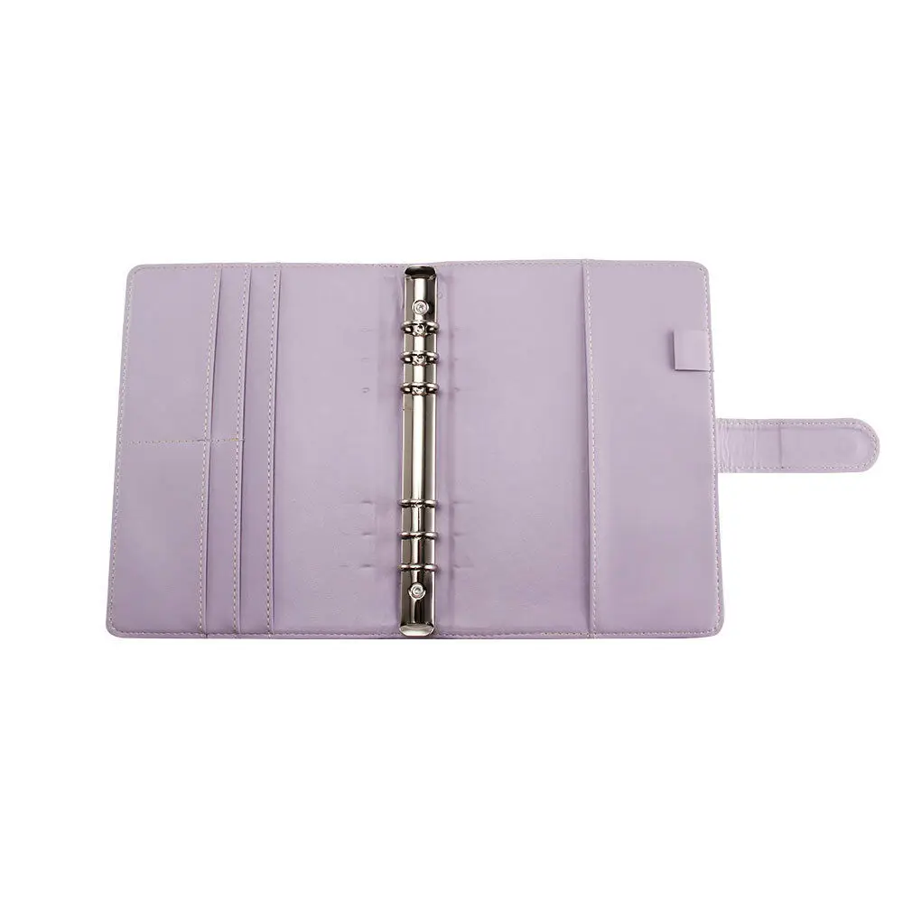 A5 Leather Loose Leaf Ring Binder Notebook Macaron Colour Agenda Planner Diary
A5 Leather Loose Leaf Ring Binder Notebook Macaron Colour Agenda Planner Diary