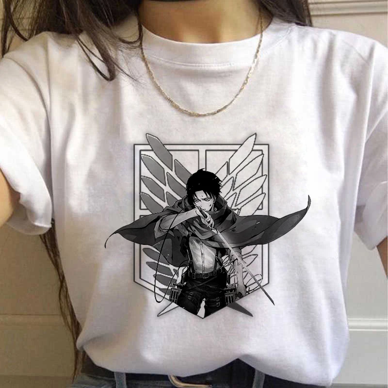 Attack On Titan Graphic Print T-shirt Women Harajuku Aesthetic White Top Casual Tshirt 2021 Japan Anime Y2k Style Female T Shirt
Attack On Titan Graphic Print T-shirt Women Harajuku Aesthetic White Top Casual Tshirt 2021 Japan Anime Y2k Style Female T Shirt