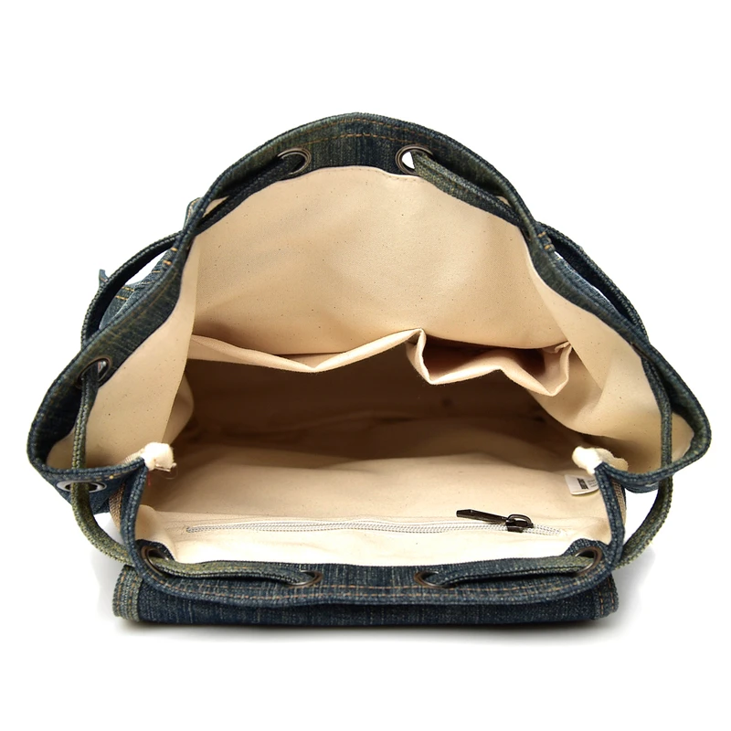 Jonlily Women Denim Backpack Vintage Drawstring Bag Female Daypack Teens High Capacity School Bag Casual Travel Bag -KG387
Jonlily Women Denim Backpack Vintage Drawstring Bag Female Daypack Teens High Capacity School Bag Casual Travel Bag -KG387