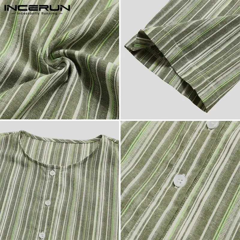 Мужская полосатая длинная рубашка, с коротким рукавом, мужская повседневная длинная рубашка, мусульманский кафтан, летняя свободная хлопко...
Мужская полосатая длинная рубашка, с коротким рукавом, мужская повседневная длинная рубашка, мусульманский кафтан, летняя свободная хлопко...