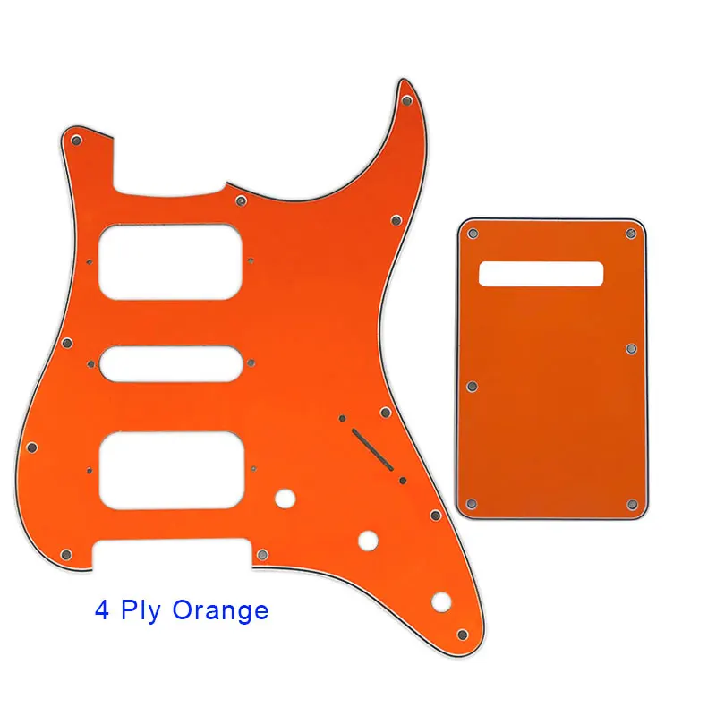 Xinyue Quality Guitar Pickguard -For US 11 Screw Holes Start St Single Humbucker HSH Scratch Plate & Back Plate
Xinyue Quality Guitar Pickguard -For US 11 Screw Holes Start St Single Humbucker HSH Scratch Plate & Back Plate
