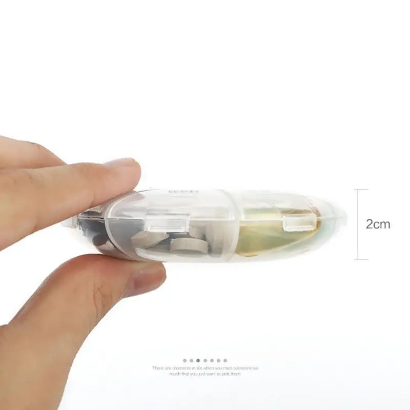 1PCS Plastic Transparent Small Medicine Box 7 Day Mini Weekly Tablet Pill Storage Case Vitamin Medicine Case Container
1PCS Plastic Transparent Small Medicine Box 7 Day Mini Weekly Tablet Pill Storage Case Vitamin Medicine Case Container