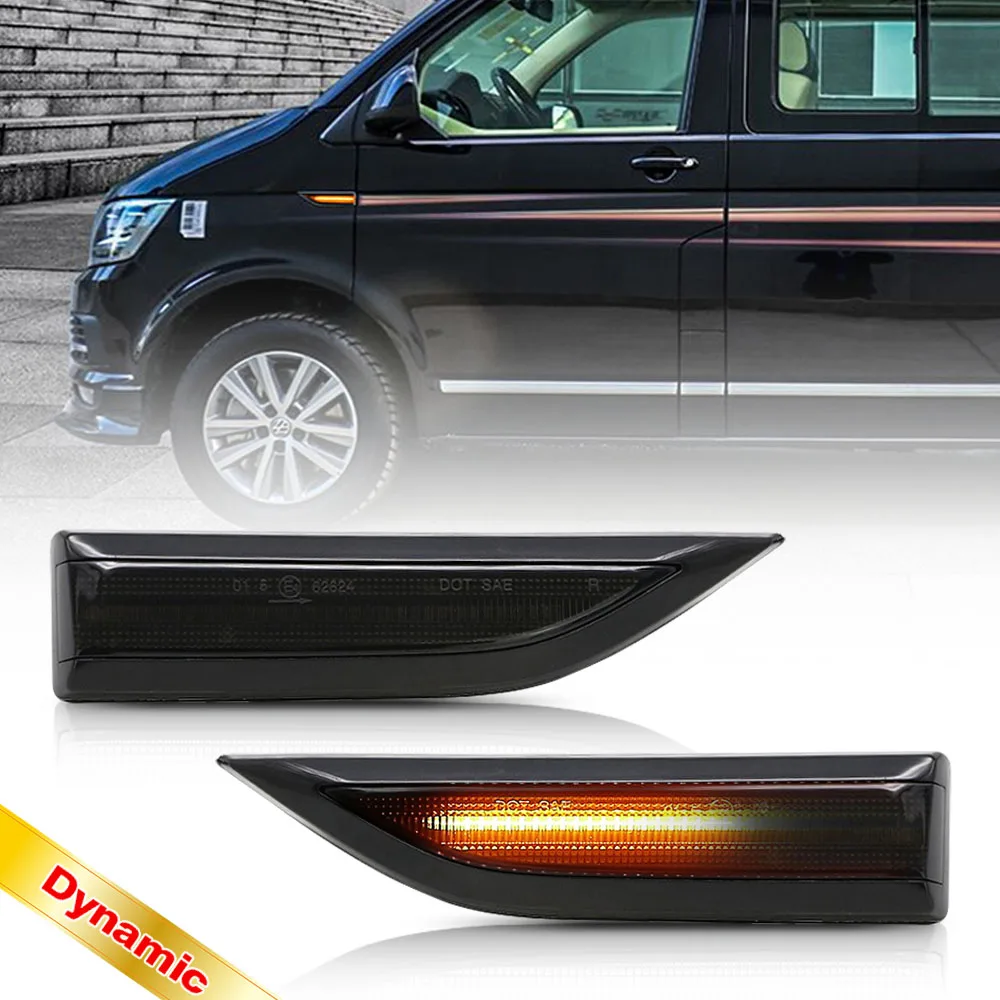 2pc LED Side Markers Lamps Turn Signal Squential Indicator Blinkers Light For VW T6 2015-up OEM# 7E0949101A, 7E0949102A(T6)
2pc LED Side Markers Lamps Turn Signal Squential Indicator Blinkers Light For VW T6 2015-up OEM# 7E0949101A, 7E0949102A(T6)