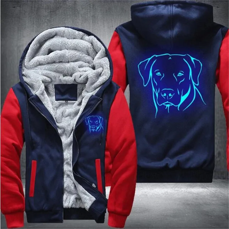 Winter Labrador Glowing Mens Hoodies Male 2020 England Style Casual Sweatshirts Zip Snowy Day Sportswear Thicken Warm Outwear
Winter Labrador Glowing Mens Hoodies Male 2020 England Style Casual Sweatshirts Zip Snowy Day Sportswear Thicken Warm Outwear