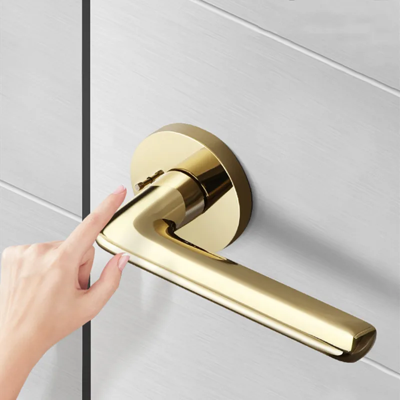 Modern Keyless Silent Mechanical Handle Door Locks Bathroom Restroom Zinc Alloy Single Tongue Door Lock Hardware Accessories
Modern Keyless Silent Mechanical Handle Door Locks Bathroom Restroom Zinc Alloy Single Tongue Door Lock Hardware Accessories