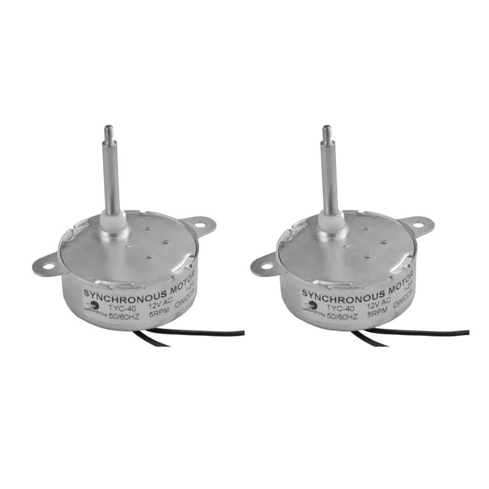 2 шт. Шестерни мотор TYC-40 переменного тока 12V вал 46 мм CW/CCW 5rpm микро постоянного тока мотор-редуктор Шестерни мотор
2 шт. Шестерни мотор TYC-40 переменного тока 12V вал 46 мм CW/CCW 5rpm микро постоянного тока мотор-редуктор Шестерни мотор