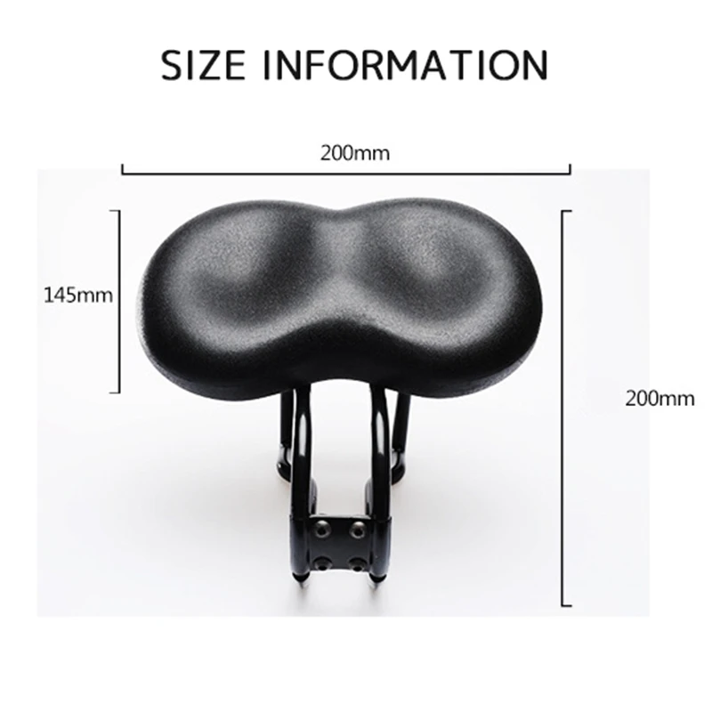 Bicycle Seat Mountain Road MTB Bike Saddle Comfortable Soft Wide Large Cycling Bicycle Saddle Cover Soft Cushion Breathable
Bicycle Seat Mountain Road MTB Bike Saddle Comfortable Soft Wide Large Cycling Bicycle Saddle Cover Soft Cushion Breathable
