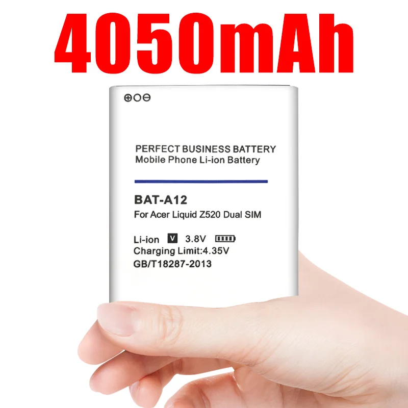 Аккумулятор 4050 мАч Bata12 Bat-a12 для Acer Liquid Z520 Dual Sim | Мобильные телефоны и аксессуары
