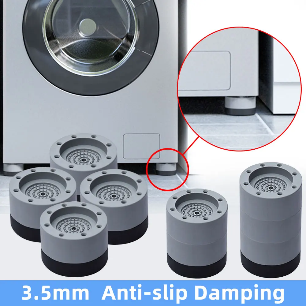 4Pcs Anti Vibration Pads Washing Machine Rubber Feet Mat Anti-vibration Pad Universal Noise-reducing Furniture Lifting Foot Base
4Pcs Anti Vibration Pads Washing Machine Rubber Feet Mat Anti-vibration Pad Universal Noise-reducing Furniture Lifting Foot Base