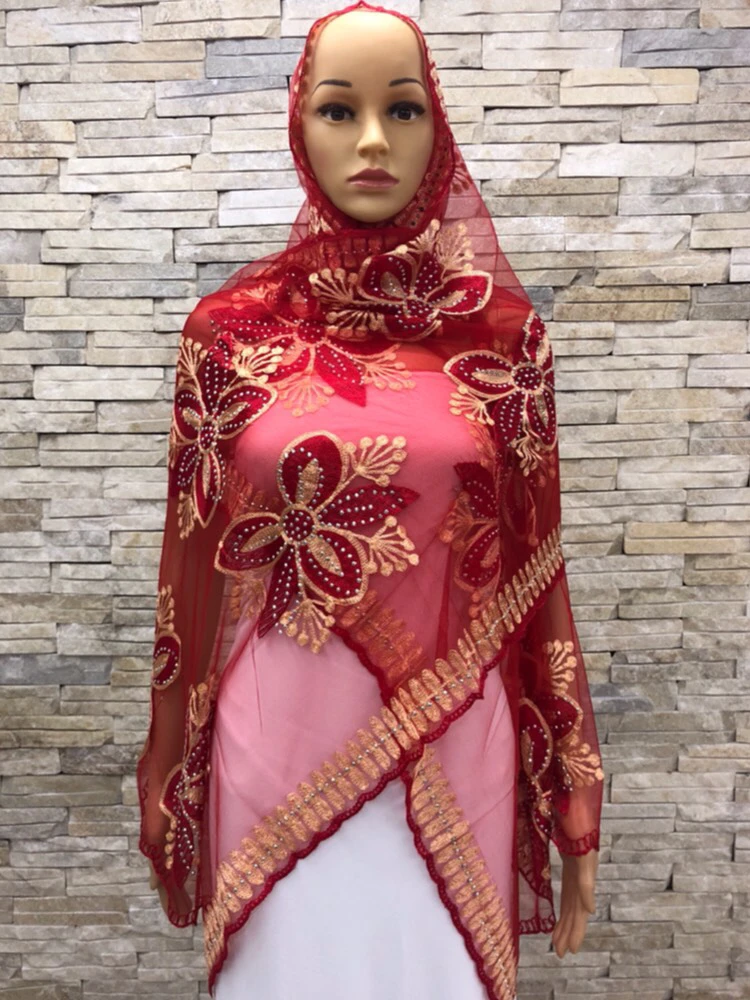 Шарф женский мусульманский маленький африканская Женская шаль х50 см 200 |