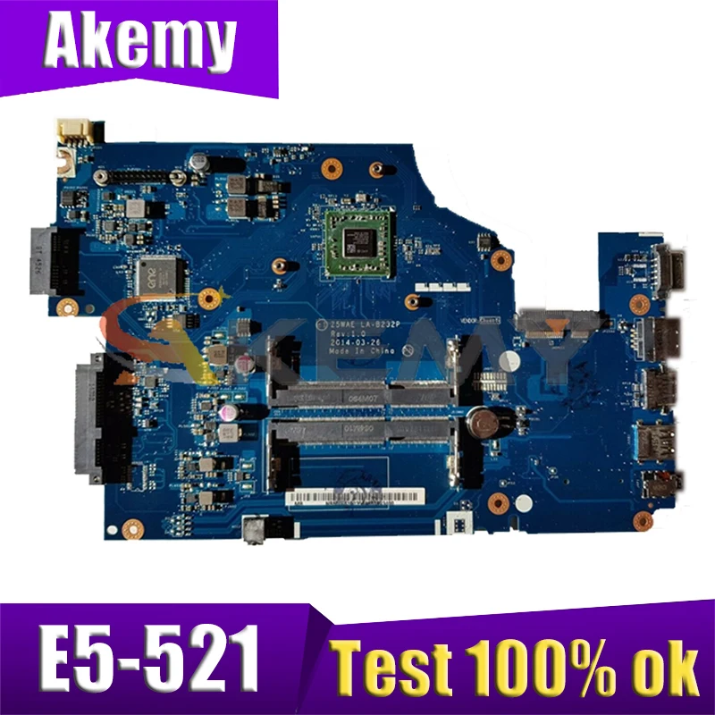AKEMY NBMLF11005 NB.MLF11.005 Laptop Motherboard For Acer Aspire E5-521 LA-B232P Mainboard Works
AKEMY NBMLF11005 NB.MLF11.005 Laptop Motherboard For Acer Aspire E5-521 LA-B232P Mainboard Works