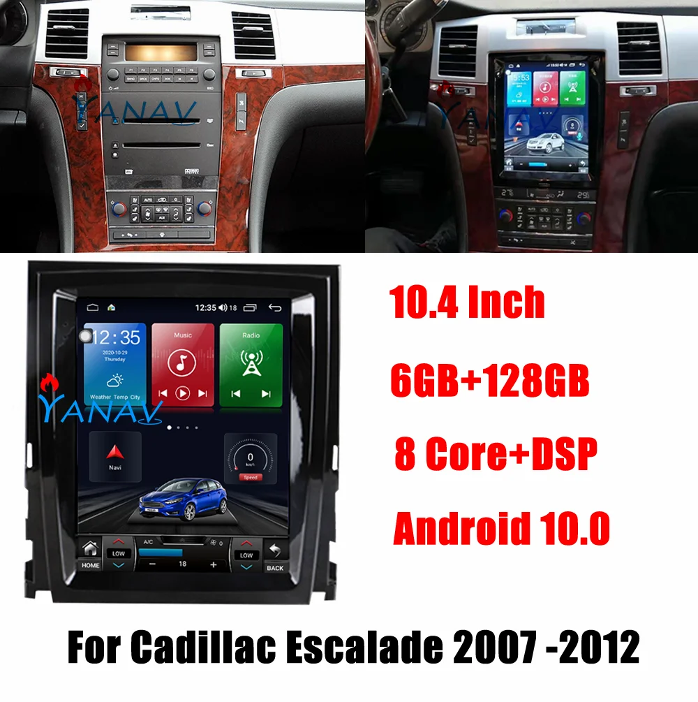 Автомобильный радиоприемник Android10, GPS-навигатор для Cadillac Escalade 2007, 2008, 2009-2012, автоматический вертикальный экран, DVD, мультимедийный стерео прие...
Автомобильный радиоприемник Android10, GPS-навигатор для Cadillac Escalade 2007, 2008, 2009-2012, автоматический вертикальный экран, DVD, мультимедийный стерео прие...