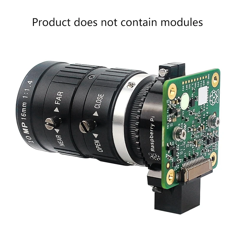 C-Mount Lens Camera Module 10 Megapixel Sony IMX477 Sensor Adjustable Focus 16mm Focal Length for Raspberry Pi 4B/3B+
C-Mount Lens Camera Module 10 Megapixel Sony IMX477 Sensor Adjustable Focus 16mm Focal Length for Raspberry Pi 4B/3B+