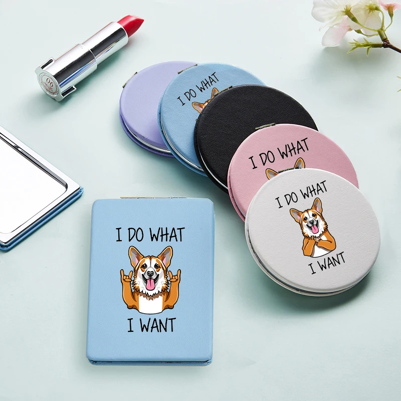 Cartoon Printed Makeup Mirror with Double Side Funny Dog Magnifying Pocket Cosmetic Compact Vanity Mirrors Espejo De Maquillaje
Cartoon Printed Makeup Mirror with Double Side Funny Dog Magnifying Pocket Cosmetic Compact Vanity Mirrors Espejo De Maquillaje