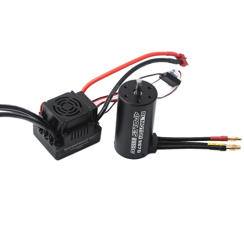 Waterproof 3670 120A Brushless Motor & ESC Speed Controller Combo Set for 1/8 RC Car Truck
Waterproof 3670 120A Brushless Motor & ESC Speed Controller Combo Set for 1/8 RC Car Truck