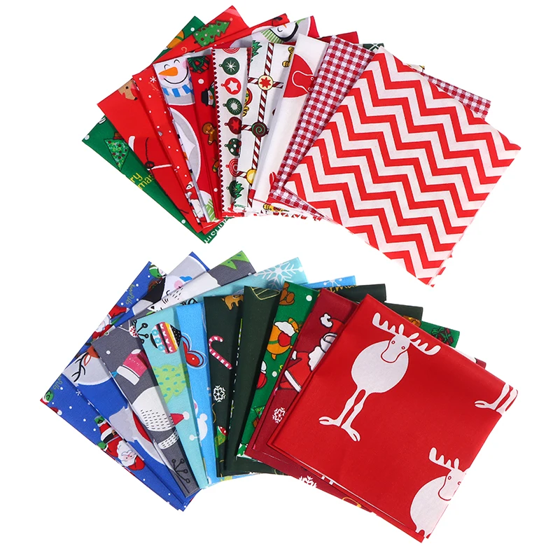 10pcs 25x25cm Christmas Cotton Cloth Sewing Fabric for DIY Handmade Material
10pcs 25x25cm Christmas Cotton Cloth Sewing Fabric for DIY Handmade Material