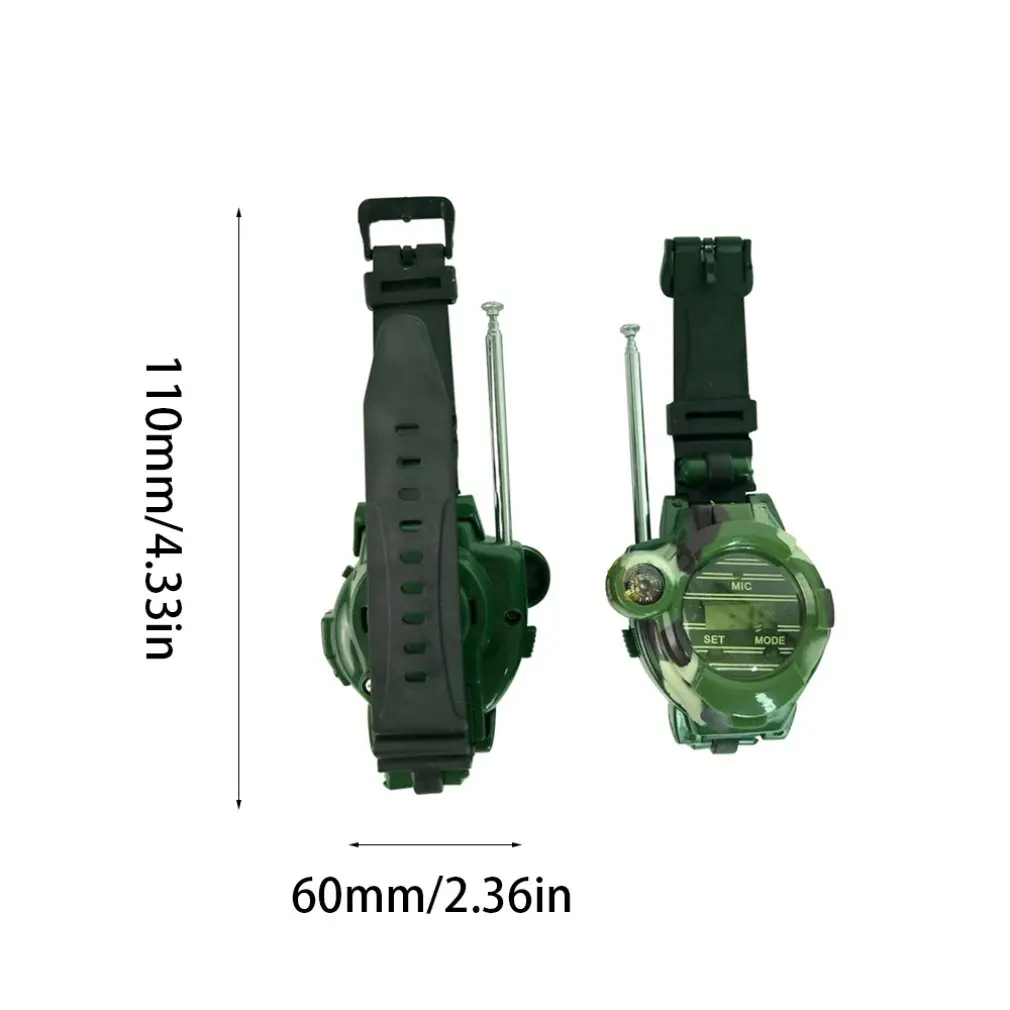 2pcs Walkie Talkies Watches Toys for Kids 7 in 1 Camouflage 2 Way Radios Mini Walkie Talkie Interphone Clock Children smart toys
2pcs Walkie Talkies Watches Toys for Kids 7 in 1 Camouflage 2 Way Radios Mini Walkie Talkie Interphone Clock Children smart toys
