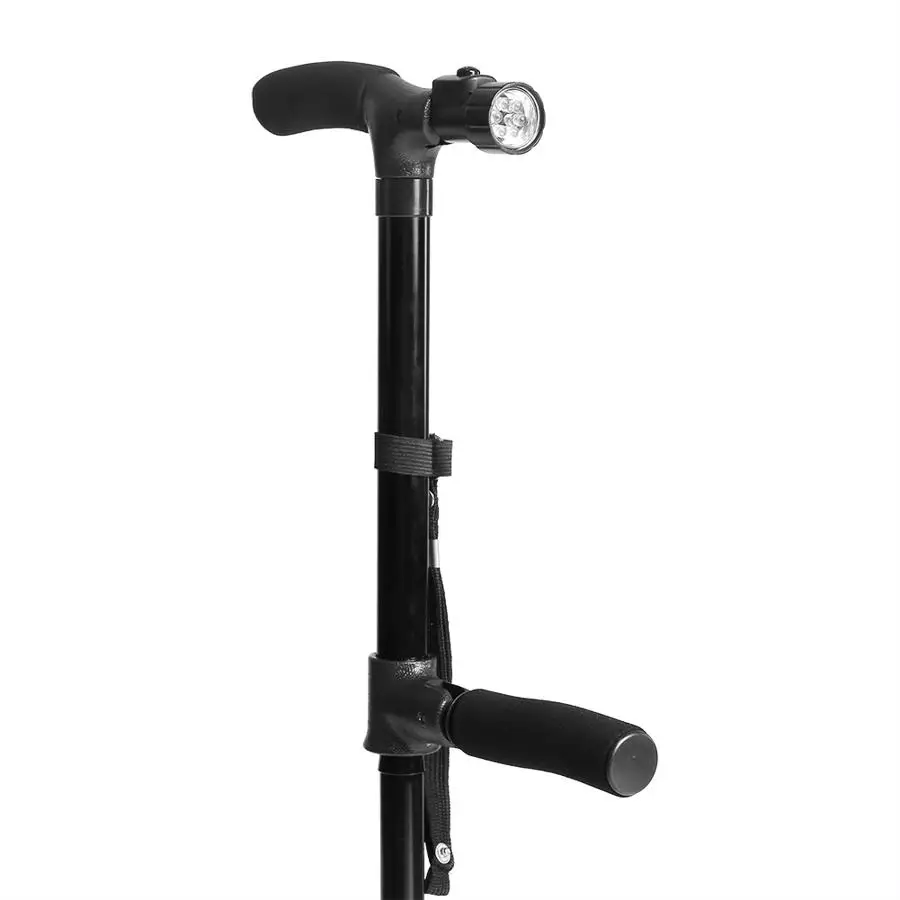 Elder Self Standing Folding Walking Cane Health Care Lightweight Walking Stick Tool with LED Light and Cushion Handle
Elder Self Standing Folding Walking Cane Health Care Lightweight Walking Stick Tool with LED Light and Cushion Handle