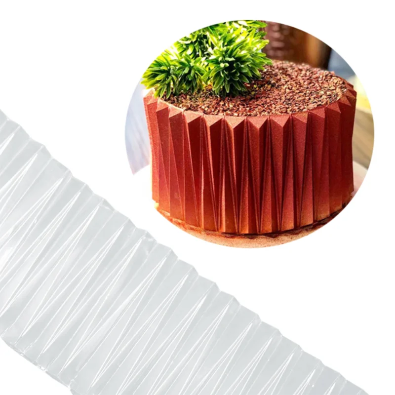 3D Origami Design Lace Side Cake Border Diy Chocolate Mousse Template Plastic Cake Mold Cake Decorating Tool Bakeware
3D Origami Design Lace Side Cake Border Diy Chocolate Mousse Template Plastic Cake Mold Cake Decorating Tool Bakeware