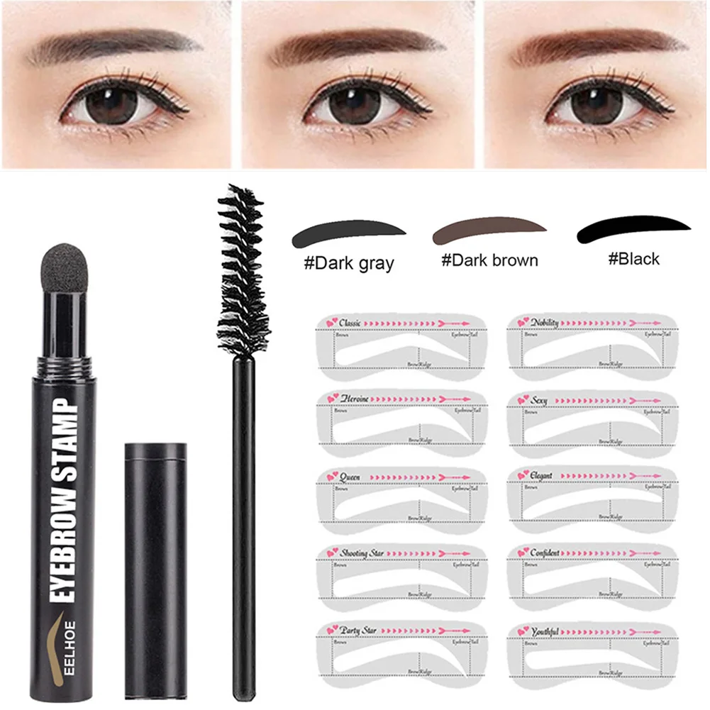 Eyebrow Stamp and Stencils Kit 5 Pairs Brow Stencils, Eyebrow Stamp, Brow Brush Eyebrow Makeup Tool Makeup brushes eyeliner
Eyebrow Stamp and Stencils Kit 5 Pairs Brow Stencils, Eyebrow Stamp, Brow Brush Eyebrow Makeup Tool Makeup brushes eyeliner