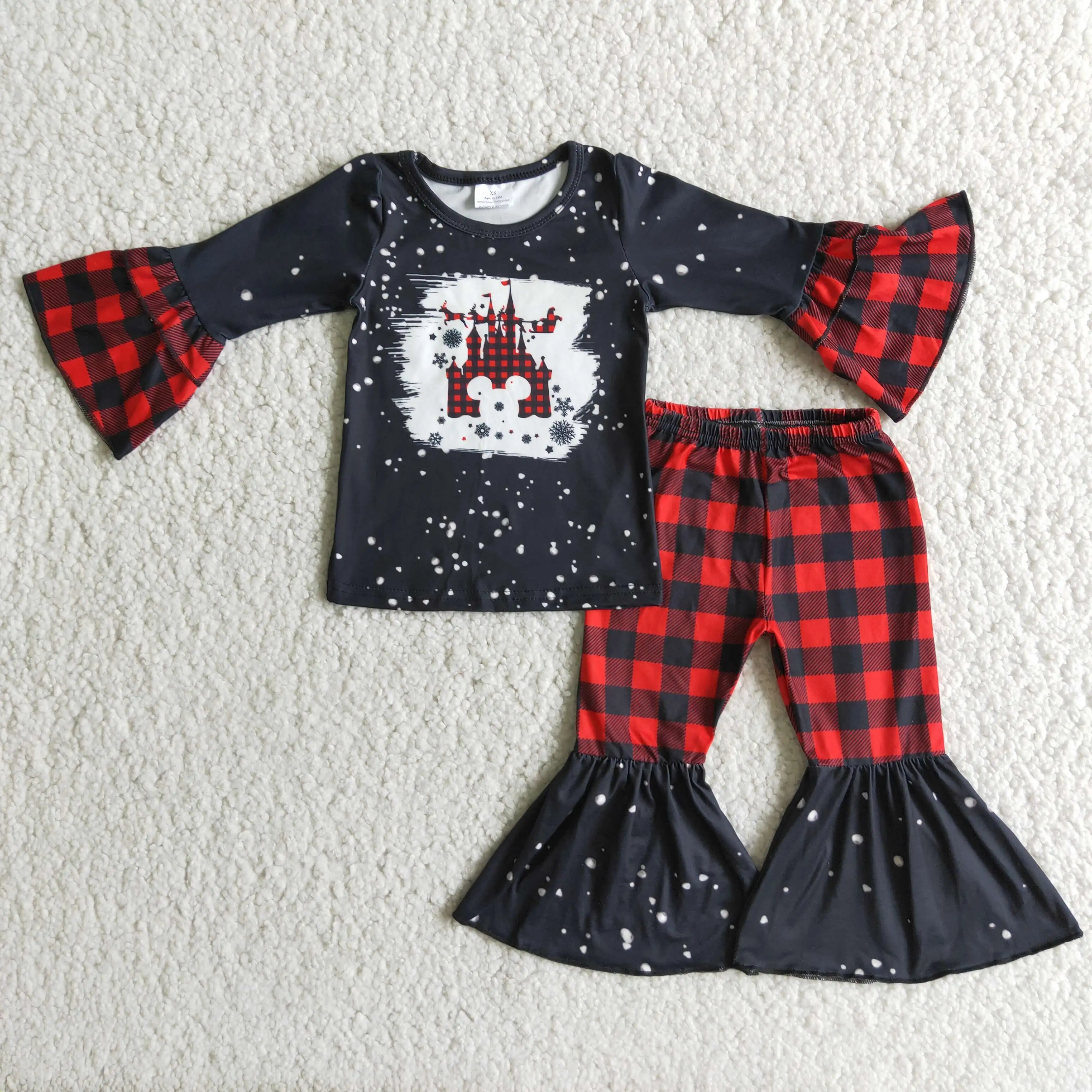 2021 Christmas Fashion Infant Cute Little Girl Castle Long Sleeve Plaid Ruffle Pant Baby Outfit Wholesale Boutique Clothes Set
2021 Christmas Fashion Infant Cute Little Girl Castle Long Sleeve Plaid Ruffle Pant Baby Outfit Wholesale Boutique Clothes Set