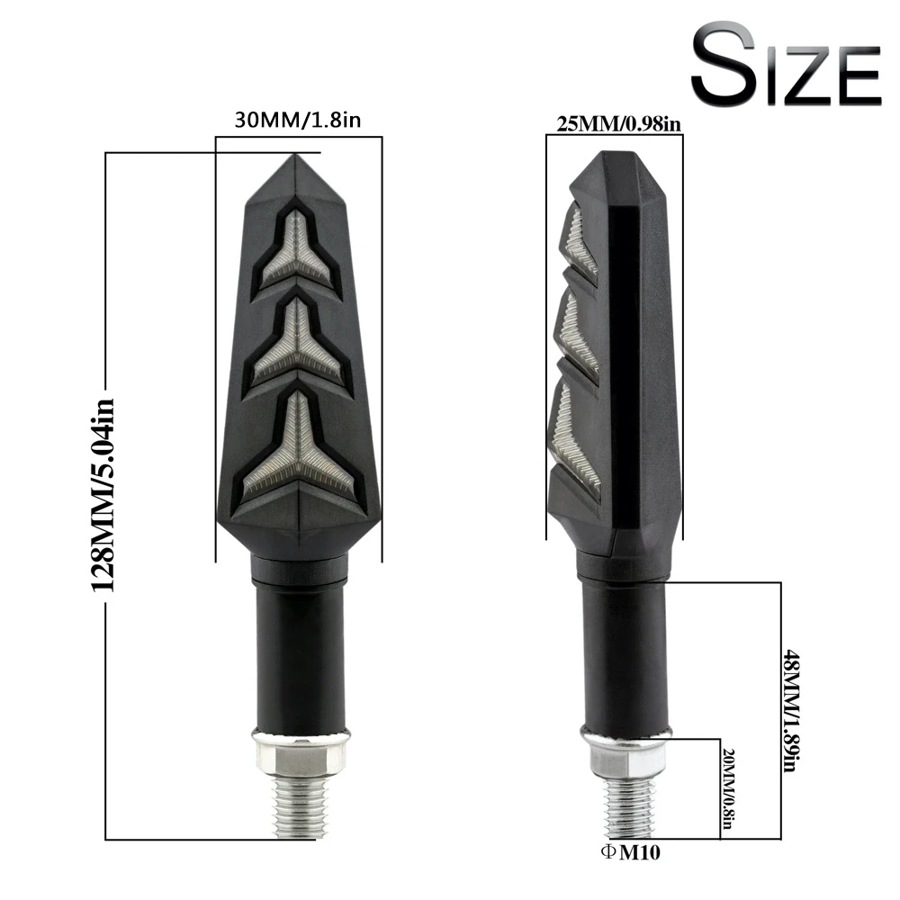 6 LED Two Color turn signal MotorcycleTurn Signal Light Flashing Indicator Blinker Moto Waterproof Tail Lights Signal Lamp
6 LED Two Color turn signal MotorcycleTurn Signal Light Flashing Indicator Blinker Moto Waterproof Tail Lights Signal Lamp